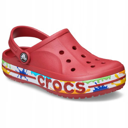 Crocs Dziecięce Wygodne Buty Chodaki Bayaband Paint Splash