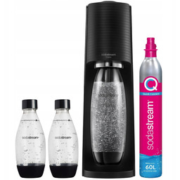 Zestaw SodaStream Saturator Terra Czarny 3 butelki