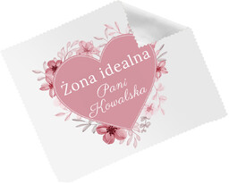 Ściereczka personalizowana do okularów Żona idealna - 1