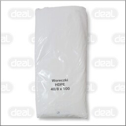 Torebki woreczki HDPE 40x100/8 cm 50 szt
