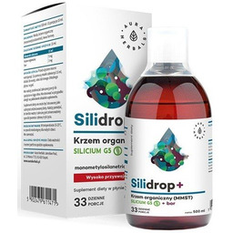Aura Herbals, Silidrop+ Krzem + Bor, 500 ml