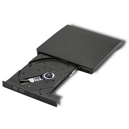 Qoltec Nagrywarka DVD-RW zewnętrzna USB 3.0 Czarna