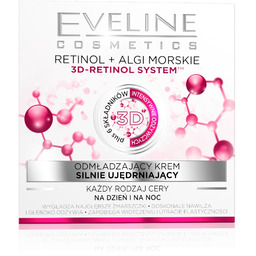 Eveline, odmładzający krem silnie ujędrniający retinol + algi