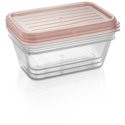 TESCOMA Pojemniki z wieczkiem 4FOOD 0,7 l, 3