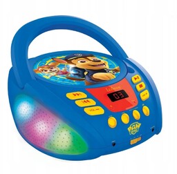 Psi Patrol odtwarzacz boombox Bluetooth-CD Led
