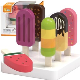 Viga Toys Viga Zestaw Drewnianych Lodów Na Patyku