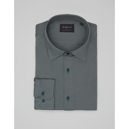 koszula moncalvo 00634 długi rękaw zielony slim fit