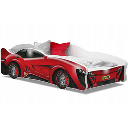 Łóżko samochód 160x80 auto materac Cars Thunder