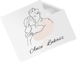 Ściereczka personalizowana do okularów z imionami - 1