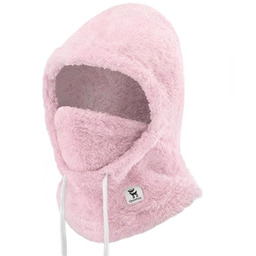 QUNATURE Kominiarka zimowa polarowa YPP100 z kapturem, komin