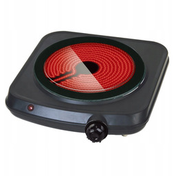 Kuchenka Elektryczna Jednopalnikowa Turystyczna Na Prąd Mocna Przenośna