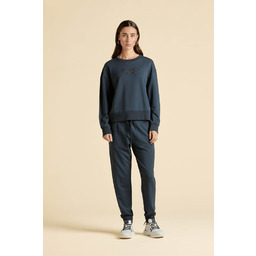 Aeronautica Militare Damskie spodnie w granatowym kolorze