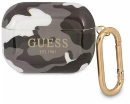 Guess GUAPUCAMG AirPods Pro cover czarny/black Camo Collection