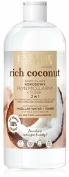 Eveline Rich Coconut, 2w1 nawilżający kokosowy płyn micelarny