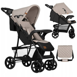 Wózek spacerowy Lekki spacerówka Duże Koła duży kosz