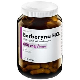 HAUSTER Berberyna HCl 400mg, 60kaps.