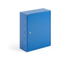 Szafka metalowa SERVE, bez pojemników, 580x470x205 mm, niebieski