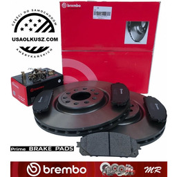 Klocki tarcze hamulcowe przednie 330mm BREMBO Jeep Cherokee