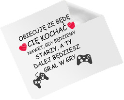 Ściereczka do okularów Obiecuję - 1 szt.