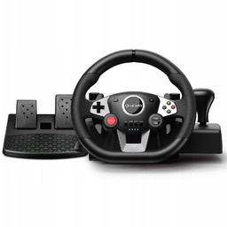 Kierownica wyścigowa przewodowa z pedałami PS4 Xbox On
