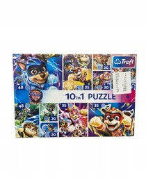 Puzzle Trefl 10 in1 Pso Patrol Wielki Film