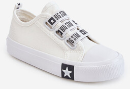Dziecięce Trampki Wsuwane Big Star LL374007 Białe-33