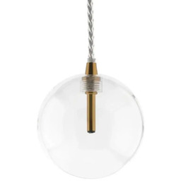 Abigali Wisząca kula lampa GLOBO GLOBO-HD80305-G4 szklana złota
