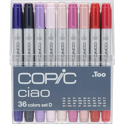 COPIC Ciao Marker Set D z 36 kolorami,