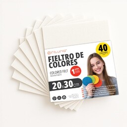 OFITURIA DIY Filc, miękkie elastyczne kolorowe tkaniny arkusze