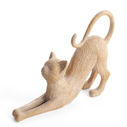 Eurofirany Figurka dekoracyjna Valeri 1 25x7x19 Kot złota