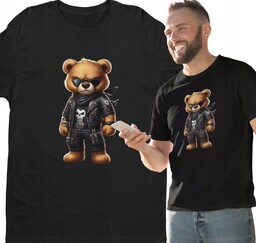 Koszulka PUNISHER MIŚ Teddy bear prezent dla niego