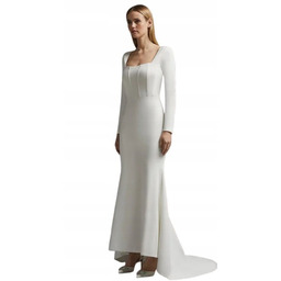 Coast Suknia Ślubna Damska Biała Klasyczna Gładka 42