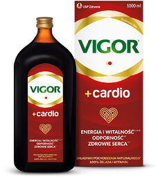 Vigor+ Cardio, tonik bezalkoholowy, 1000 ml