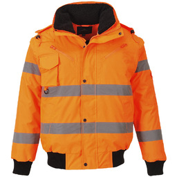 - Kurtka ostrzegawcza Bomber 3w1 Premium, 7 kieszeni,