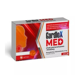 GARDLOX MED smak pomarańczowo-miodowy lek na stan zapalny