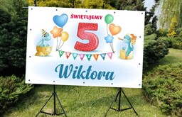 Baner Urodzinowy- dekoracja okolicznościowa