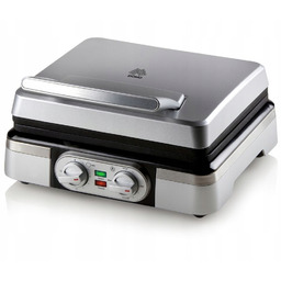 Domo DO9149W gofrownica, 2 gofry belgijskie duże regulacja