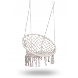 bocianie gniazdo 80cm Boho beżowy