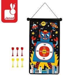 Gra zręcznościowa Robot J02073-Janod, rzutki dla dzieci