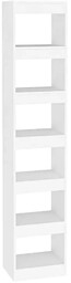 Elior Wysoki biały regał na książki L6-B40