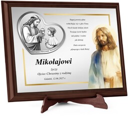 Obrazek z życzeniami i dedykacją na I Komunię