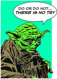 Komar obraz ścienny Star Wars Classic Comic Quote