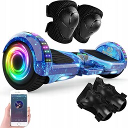 Hoverboard Deskorolka Elektryczna Led Deska Głośnik Bt 10