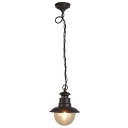 Lindby - Eddie Lampa Wisząca Zewnętrzna Rust/Clear