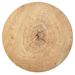 Stolik kawowy okrągły dąb naturalny mat 45 cm