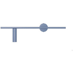 Kinkiet Trevo Metalowy Niebieski (Lewy)