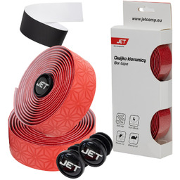 Owijka kierownicy szosowej JET A-831 2,5mm, czerwona, antypoślizgowa