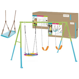 Trzyfunkcyjny zestaw huśtawek 343 235 200 Intex 44133