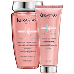 Kerastase Chroma Absolu Riche, zestaw do włosów koloryzowanych,