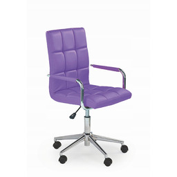 Halmar Gonzo 2 fotel obrotowy do biurka fioletowy